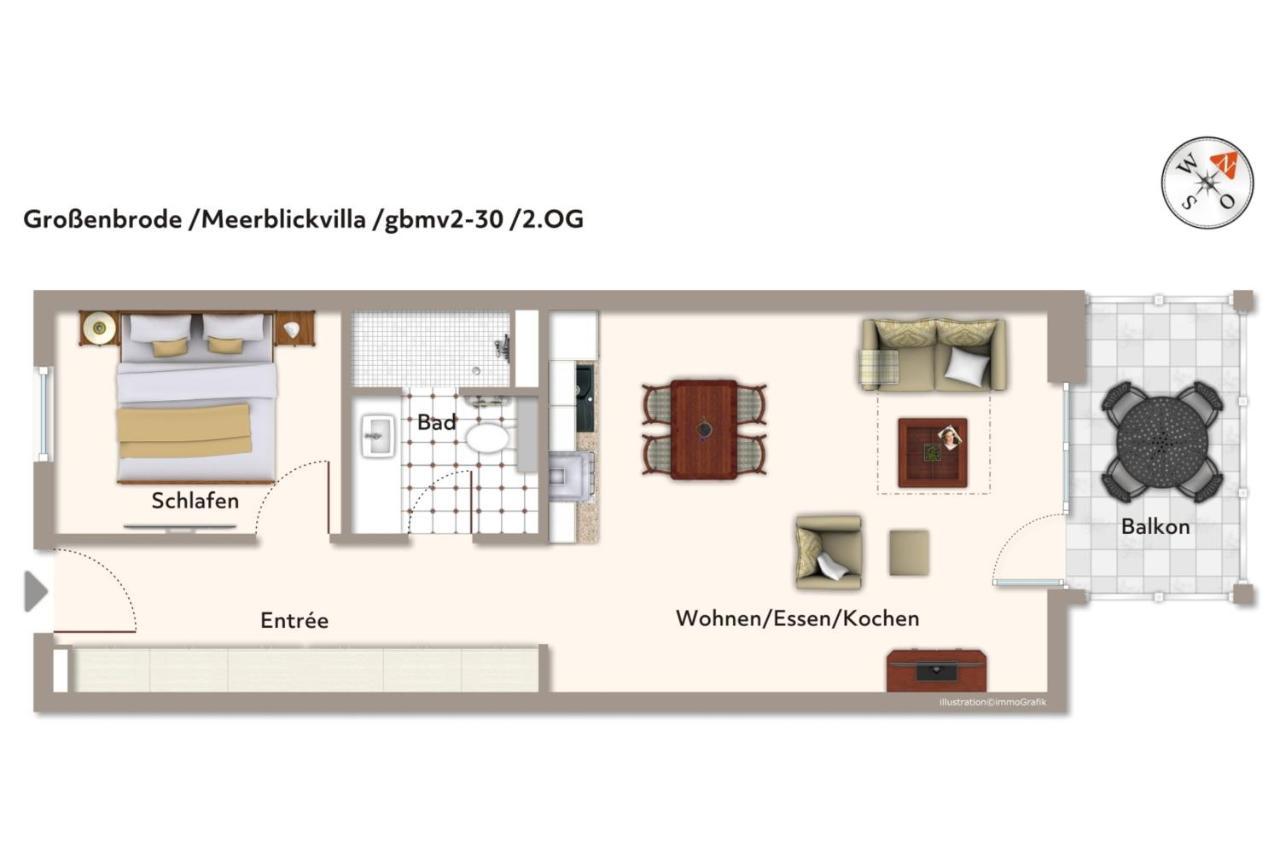 Apartmentanlage Meerblickvilla Apartmentanlage Meerblickvilla 2-30 Großenbrode Extérieur photo